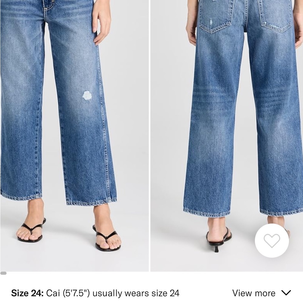 Amo billie jeans. Worn twice. Super stylish . Size 26